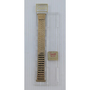 Speidel Gold Twist O Flex Stainless Steel Mens Watch Band 1536/32 L